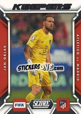 Sticker Jan Oblak - Score FIFA 2023-2024
 n. K7 - Panini