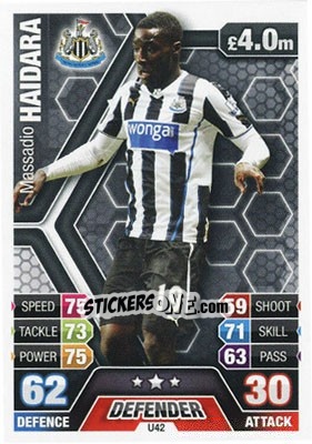 Figurina Massadio Haïdara - English Premier League 2013-2014. Match Attax Extra - Topps