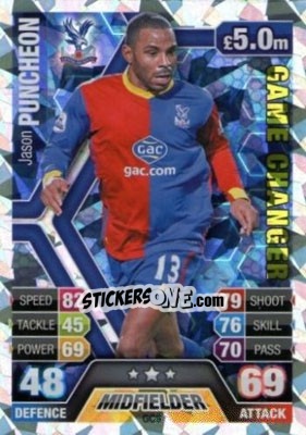 Cromo Jason Puncheon - English Premier League 2013-2014. Match Attax Extra n. GC9 - Topps