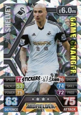 Sticker Jonjo Shelvey - English Premier League 2013-2014. Match Attax Extra n. GC33 - Topps