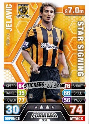 Sticker Nikica Jelavic - English Premier League 2013-2014. Match Attax Extra n. SS6 - Topps