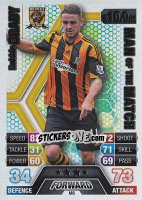 Sticker Robbie Brady - English Premier League 2013-2014. Match Attax Extra n. M8 - Topps
