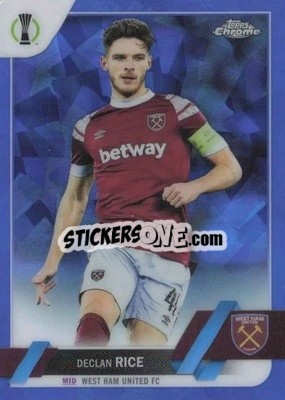 Sticker Declan Rice - UEFA Club Competitions Chrome Sapphire Edition 2022-2023
 n. 41 - Topps