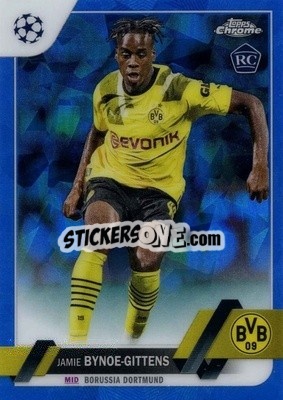 Sticker Jamie Bynoe-Gittens - UEFA Club Competitions Chrome Sapphire Edition 2022-2023
 n. 43 - Topps