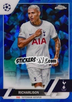 Sticker Richarlison - UEFA Club Competitions Chrome Sapphire Edition 2022-2023
 n. 138 - Topps