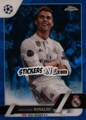 Sticker Cristiano Ronaldo - UEFA Club Competitions Chrome Sapphire Edition 2022-2023
 n. 14v - Topps