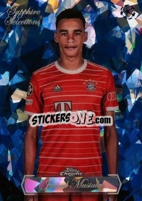 Sticker Jamal Musiala - UEFA Club Competitions Chrome Sapphire Edition 2022-2023
 n. SS-14 - Topps
