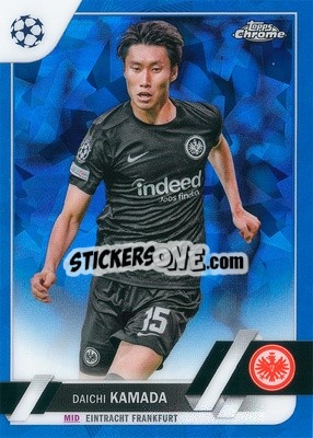 Sticker Daichi Kamada - UEFA Club Competitions Chrome Sapphire Edition 2022-2023
 n. 84 - Topps