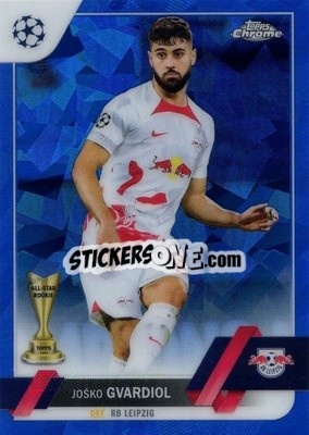 Sticker Josko Gvardiol - UEFA Club Competitions Chrome Sapphire Edition 2022-2023
 n. 110 - Topps