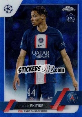 Sticker Hugo Ekitike - UEFA Club Competitions Chrome Sapphire Edition 2022-2023
 n. 125 - Topps