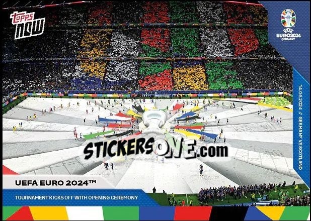 Sticker Uefa Euro 2024 - Now UEFA Euro 2024
 n. 1 - Topps