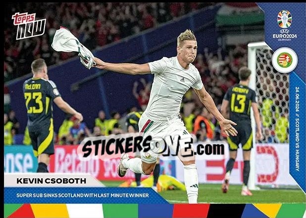 Sticker Kevin Csoboth - Now UEFA Euro 2024
 n. 24 - Topps