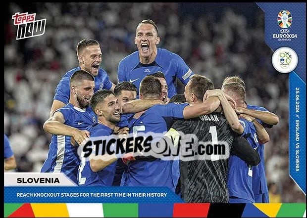 Sticker Slovenia - Now UEFA Euro 2024
 n. 29 - Topps