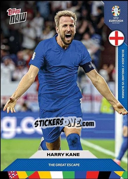 Sticker Harry Kane - Now UEFA Euro 2024
 n. 36 - Topps