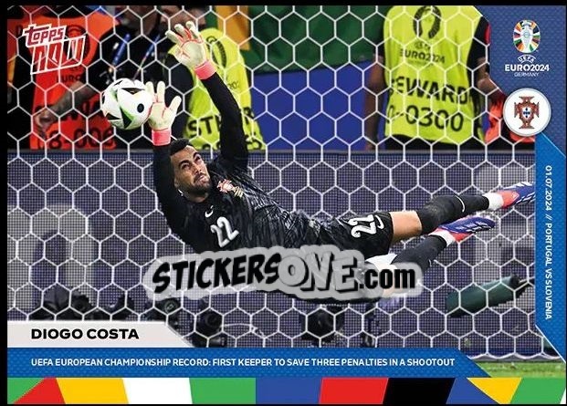Sticker Diogo Costa - Now UEFA Euro 2024
 n. 39 - Topps