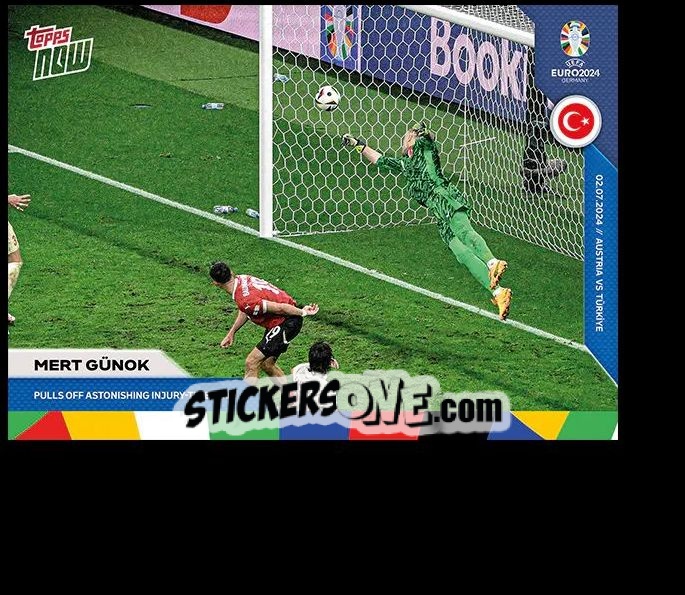Sticker Mert Günok - Now UEFA Euro 2024
 n. 44 - Topps