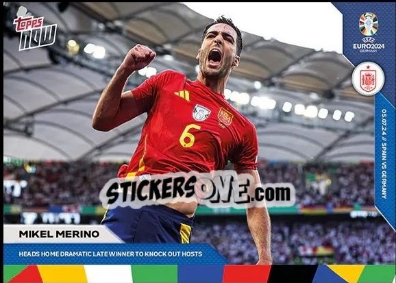 Sticker Mikel Merino - Now UEFA Euro 2024
 n. 46 - Topps
