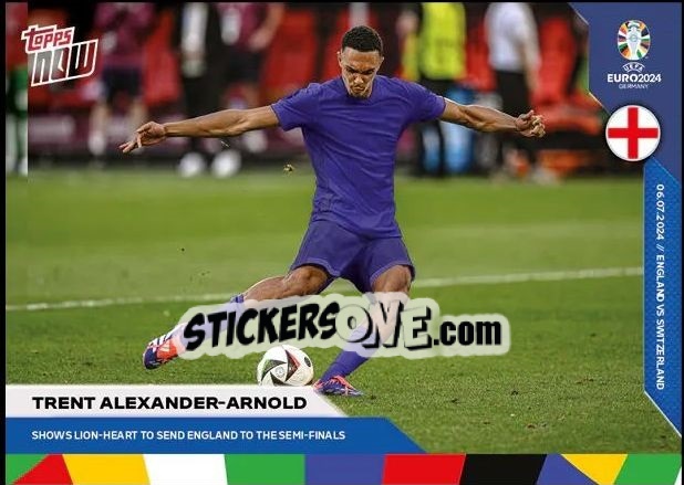 Sticker Trent Alexander-Arnold - Now UEFA Euro 2024
 n. 49 - Topps