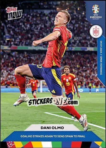Sticker Dani Olmo - Now UEFA Euro 2024
 n. 55 - Topps