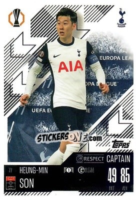 Sticker Heung-Min Son - Uefa Champions League & Europa League 2024-2025. Match Attax n. 77 - Topps