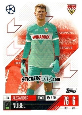 Sticker Alexander Nübel - Uefa Champions League & Europa League 2024-2025. Match Attax n. 173 - Topps