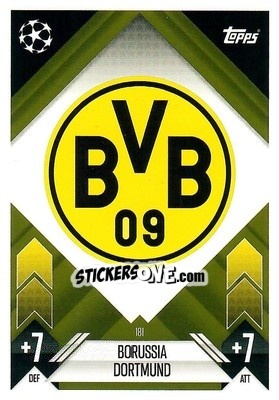 Sticker Team Badge - Uefa Champions League & Europa League 2024-2025. Match Attax n. 181 - Topps