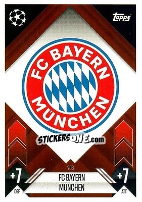 Sticker Team Badge - Uefa Champions League & Europa League 2024-2025. Match Attax n. 208 - Topps
