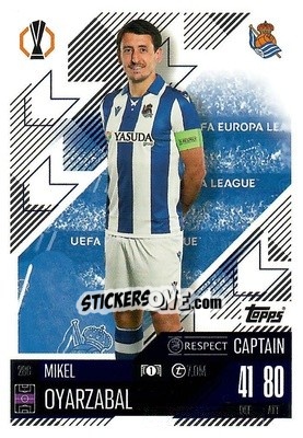 Cromo Mikel Oyarzabal - Uefa Champions League & Europa League 2024-2025. Match Attax n. 286 - Topps