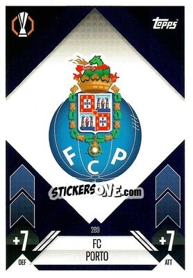 Sticker Team Badge - Uefa Champions League & Europa League 2024-2025. Match Attax n. 289 - Topps