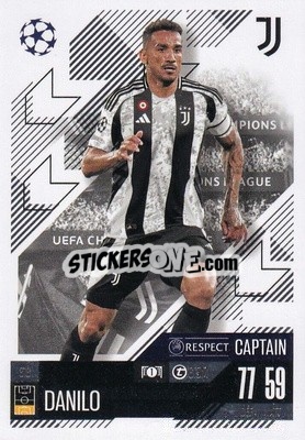 Sticker Danilo - Uefa Champions League & Europa League 2024-2025. Match Attax n. 318 - Topps