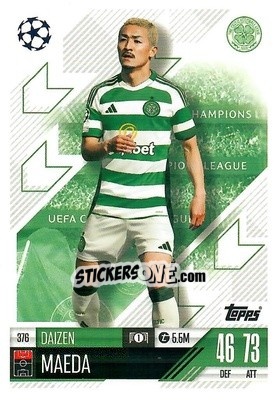 Sticker Daizen Maeda - Uefa Champions League & Europa League 2024-2025. Match Attax n. 376 - Topps