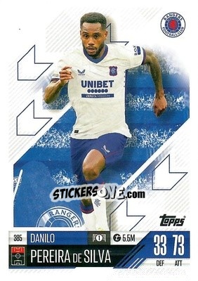 Sticker Danilo Pereira de Silva - Uefa Champions League & Europa League 2024-2025. Match Attax n. 385 - Topps