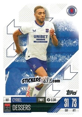 Sticker Cyriel Dessers - Uefa Champions League & Europa League 2024-2025. Match Attax n. 387 - Topps