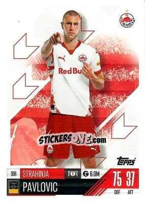 Sticker Strahinja Pavlovic - Uefa Champions League & Europa League 2024-2025. Match Attax n. 391 - Topps