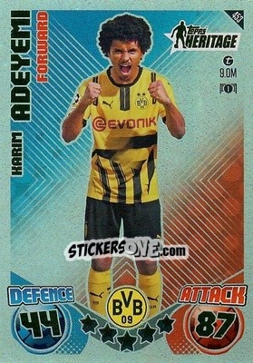 Sticker Karim Adeyemi - Uefa Champions League & Europa League 2024-2025. Match Attax n. 453 - Topps