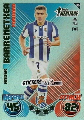 Sticker Ander Barrenetxea - Uefa Champions League & Europa League 2024-2025. Match Attax n. 460 - Topps