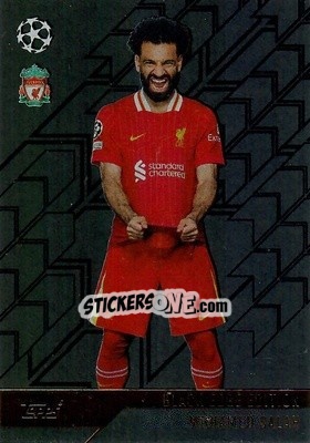 Sticker Mohamed Salah - Uefa Champions League & Europa League 2024-2025. Match Attax n. BE9 - Topps