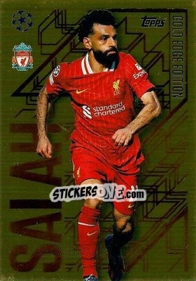 Sticker Mohamed Salah - Uefa Champions League & Europa League 2024-2025. Match Attax n. GE4 - Topps