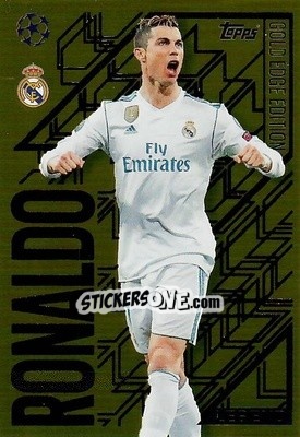 Sticker Cristiano Ronaldo - Uefa Champions League & Europa League 2024-2025. Match Attax n. GE7 - Topps