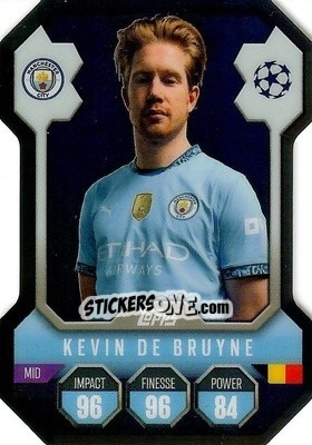 Sticker Kevin De Bruyne - Uefa Champions League & Europa League 2024-2025. Match Attax n. SH1 - Topps
