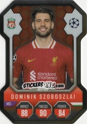 Sticker Dominik Szoboszlai - Uefa Champions League & Europa League 2024-2025. Match Attax n. SH4 - Topps