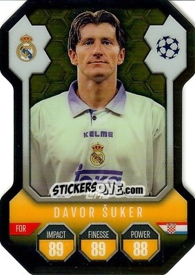 Sticker Davor Šuker - Uefa Champions League & Europa League 2024-2025. Match Attax n. SH7 - Topps