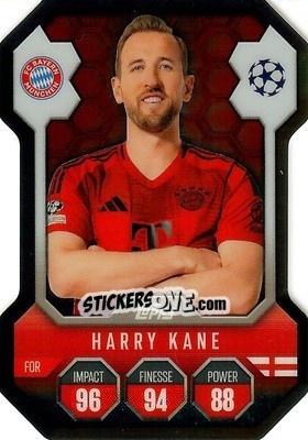 Sticker Harry Kane - Uefa Champions League & Europa League 2024-2025. Match Attax n. SH11 - Topps