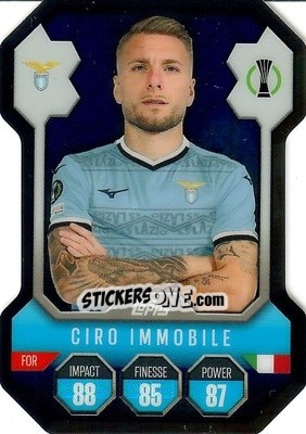 Sticker Ciro Immobile - Uefa Champions League & Europa League 2024-2025. Match Attax n. SH17 - Topps