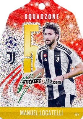 Sticker Manuel Locatelli - Uefa Champions League & Europa League 2024-2025. Match Attax n. SZ5 - Topps