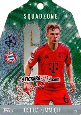 Sticker Joshua Kimmich - Uefa Champions League & Europa League 2024-2025. Match Attax n. SZ6 - Topps