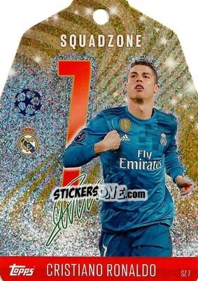 Sticker Cristiano Ronaldo - Uefa Champions League & Europa League 2024-2025. Match Attax n. SZ7 - Topps