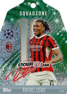 Sticker Rafael Leão - Uefa Champions League & Europa League 2024-2025. Match Attax n. SZ10 - Topps