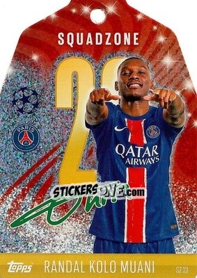 Sticker Randal Kolo Muani - Uefa Champions League & Europa League 2024-2025. Match Attax n. SZ23 - Topps