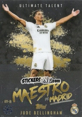 Sticker Jude Bellingham - Uefa Champions League & Europa League 2024-2025. Match Attax n. UTB-JB - Topps